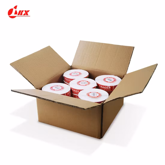 Großhandel rote Aufkleber mit Warnhinweisen für zerbrechliche Waren, selbstverpackende Versandverpackung